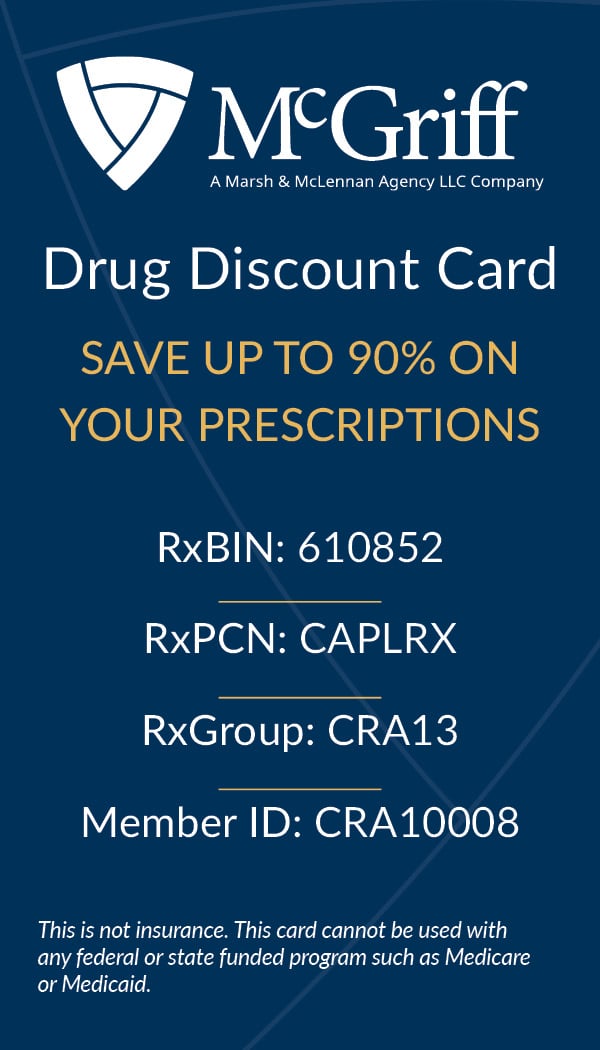 McGriff Discount Drug Card