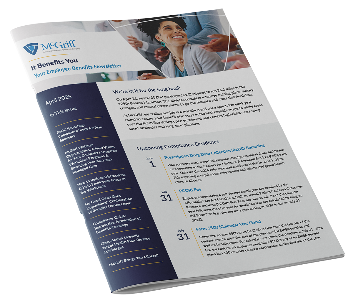 infographic image for April 2025 Employee Benefits Newsletter