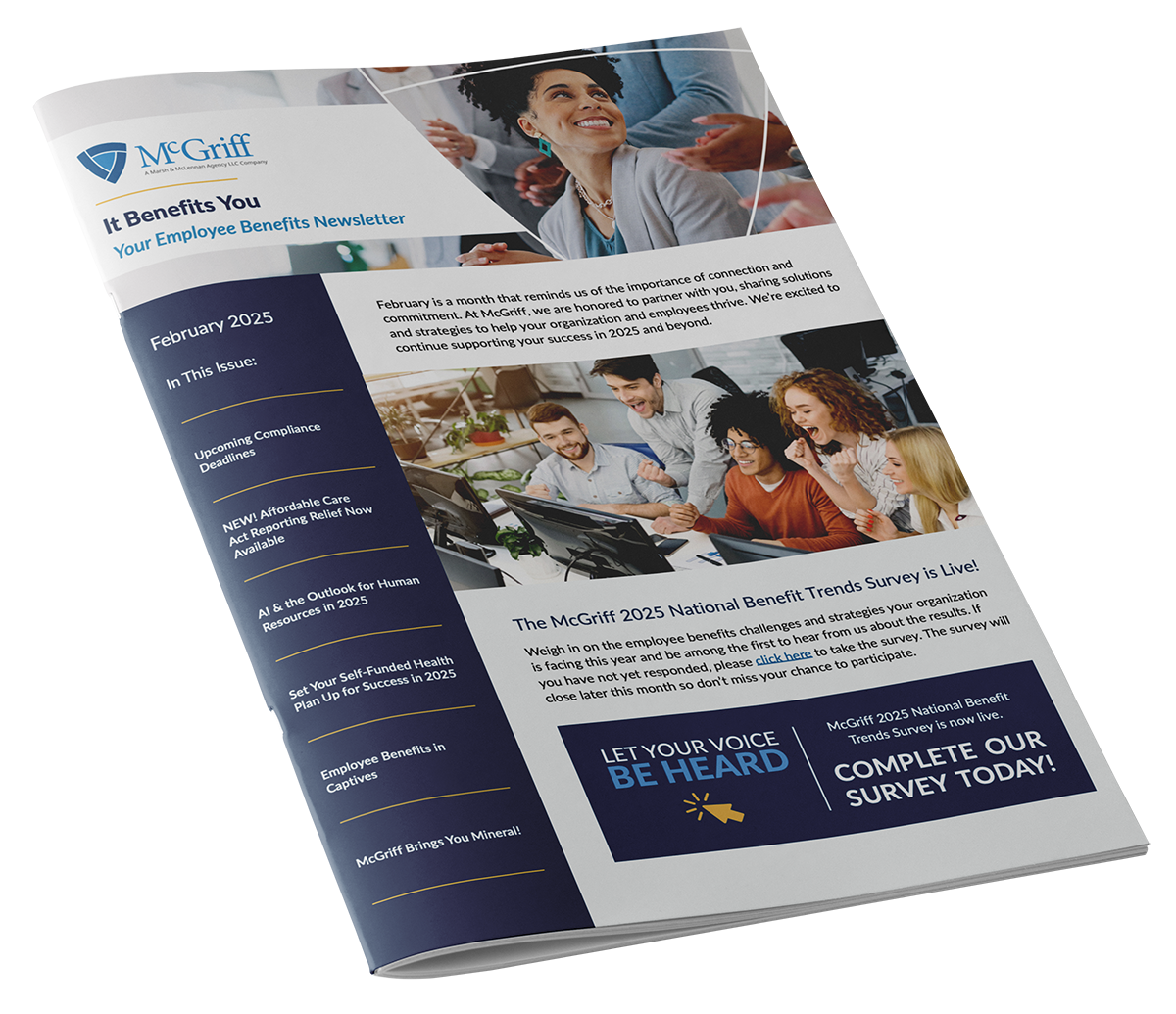 infographic image for February 2025 Employee Benefits Newsletter