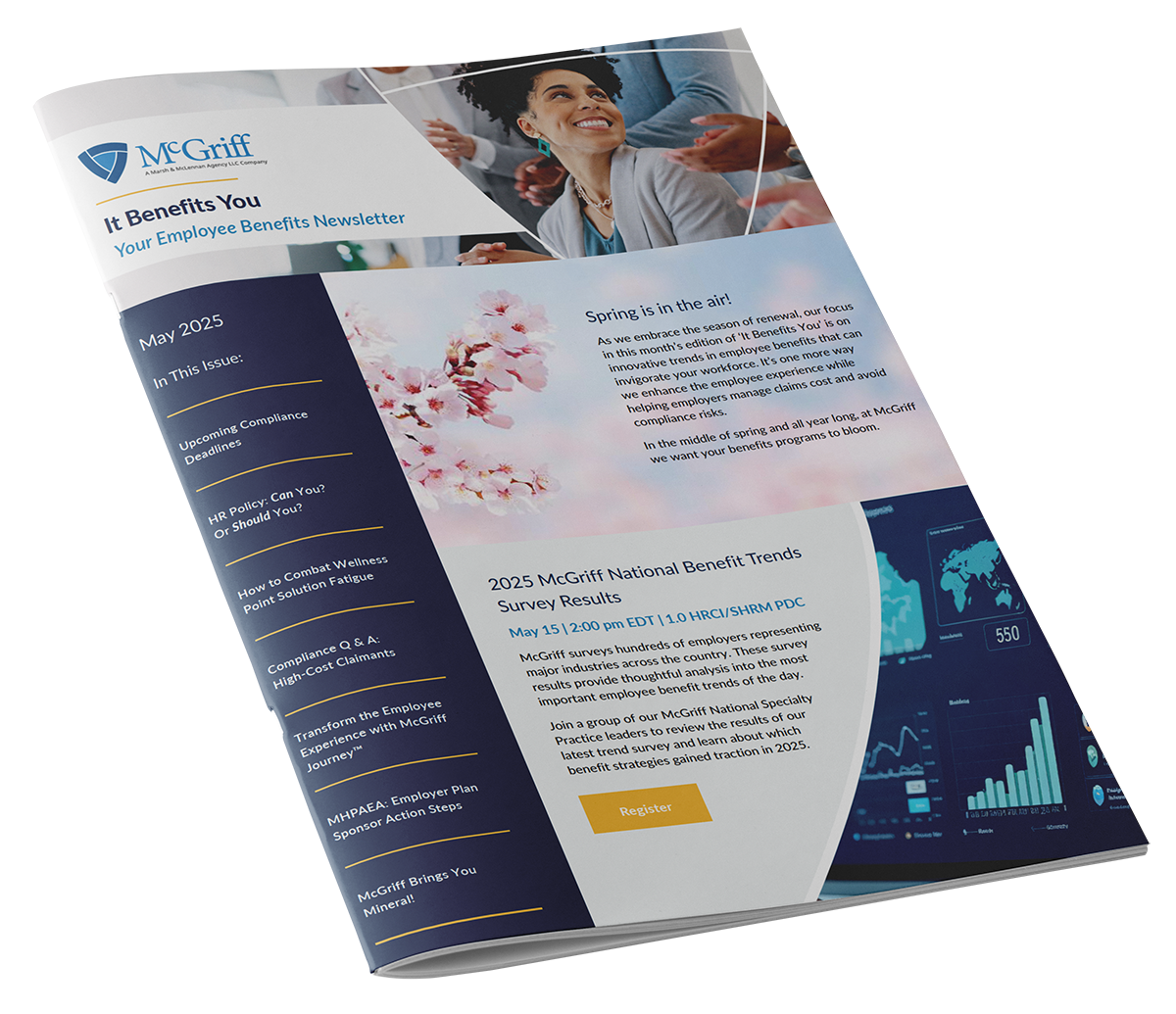 infographic image for May 2025 Employee Benefits Newsletter