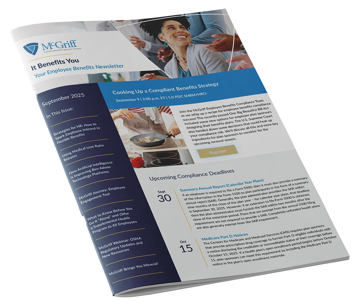 infographic image for September 2025 Employee Benefits Newsletter